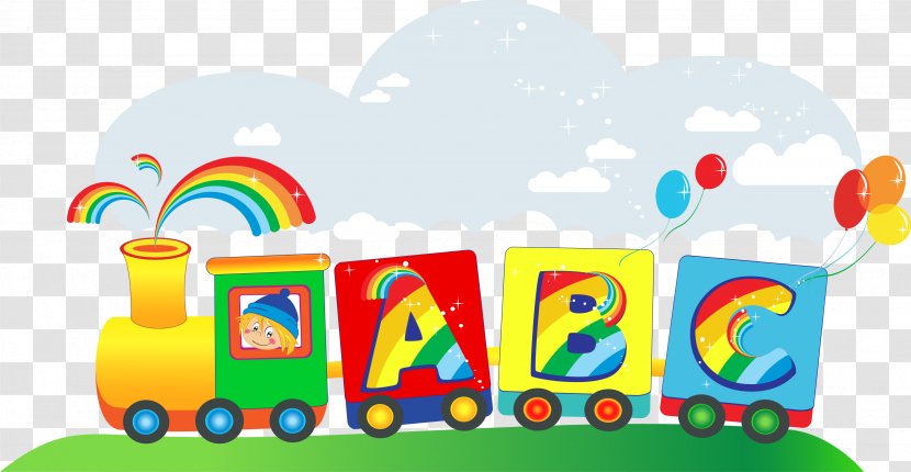 Toy Train Cartoon Royalty-free - Drawing - Vector Alphabet Transparent PNG