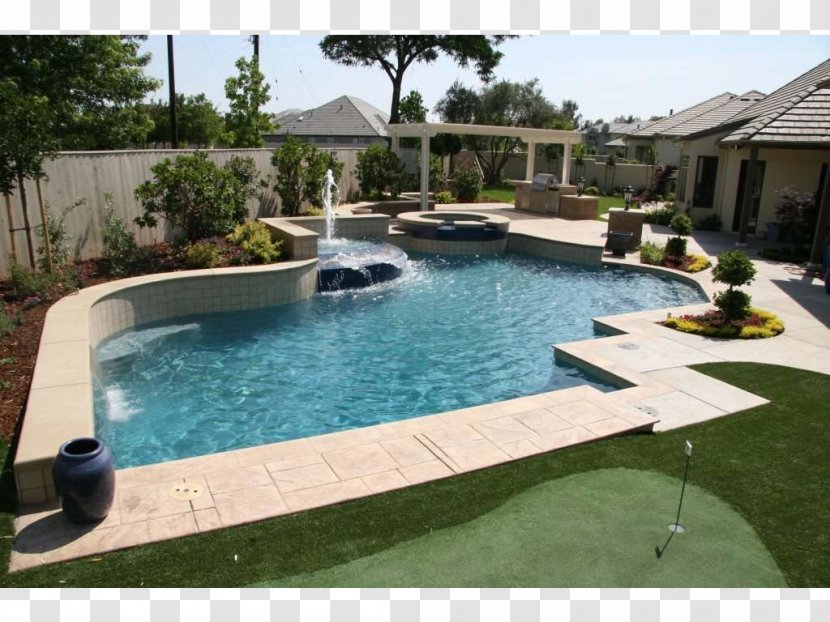 Swimming Pool Backyard Water Feature Pond Transparent PNG