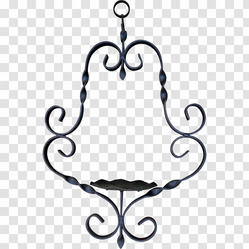 Clip Art Light Fixture Body Jewellery Line Candlestick - Black And White - Farmhouse Country Kitchen Design Ideas Transparent PNG