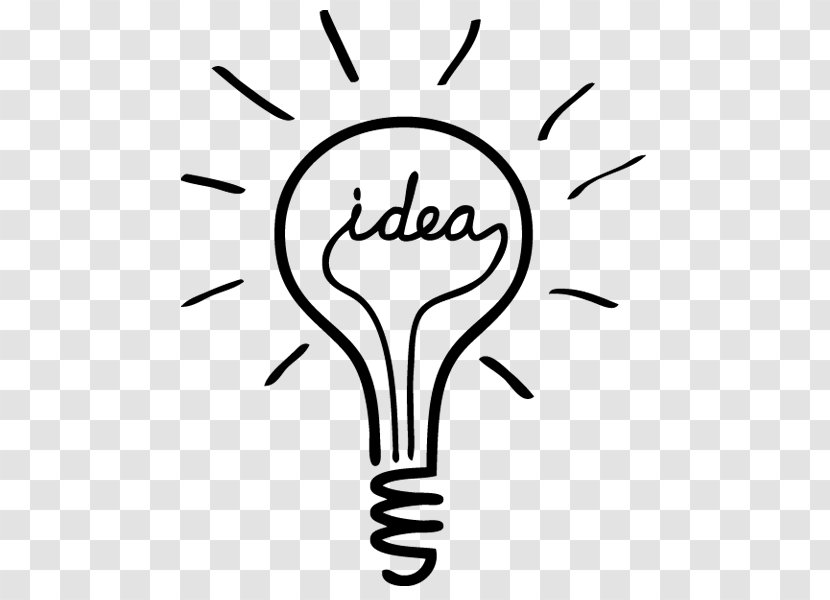 Incandescent Light Bulb Lamp Idea - Head Transparent PNG