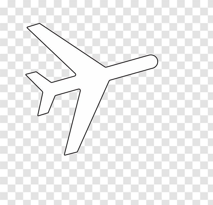 Line Angle Logo Point - Area - Cartoon Airplane Transparent PNG