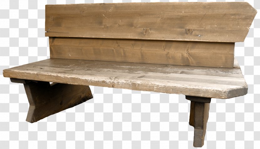 Bench Chair Garden Clip Art - Brown Wooden Transparent PNG