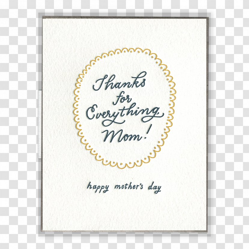 Paper Wedding Reception Greeting & Note Cards Craft - Mother Card Transparent PNG