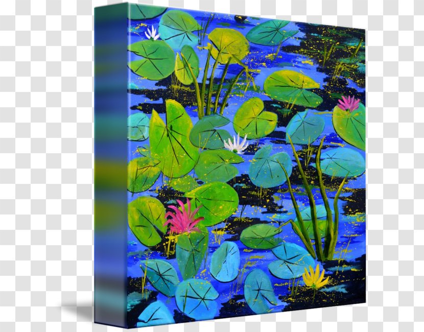 Aquatic Plants Aquariums Painting Wildflower - Aquarium Decor - Water Lilies Transparent PNG
