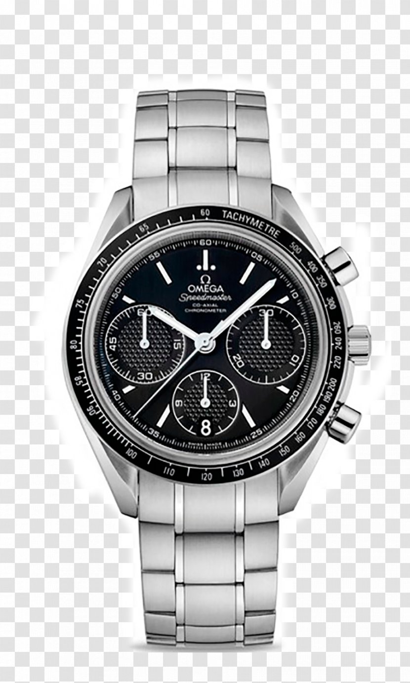 Omega Speedmaster Coaxial Escapement OMEGA Men's Racing Co-Axial Chronograph SA - Water Resistant Mark - Watch Transparent PNG