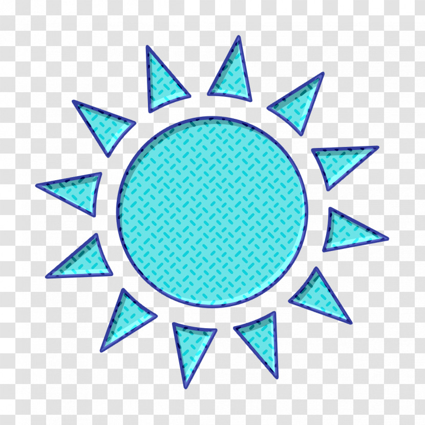 Nature Icon Sunbeam Icon Sun With Sunrays Icon Transparent PNG