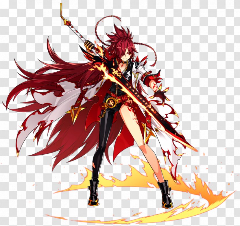 Elsword Elesis Character Closers Sieghart - Silhouette - Tree Transparent PNG