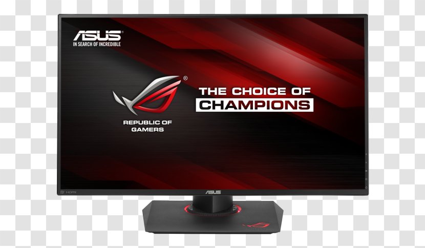 Laptop Computer Monitors Nvidia G-Sync ASUS ROG Swift PG-8Q 华硕 - Electronics Transparent PNG