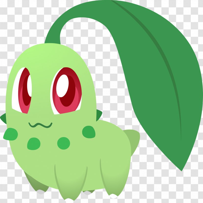 Chikorita Pokémon Vrste Bayleef - Amphibian - Pokemon Transparent PNG