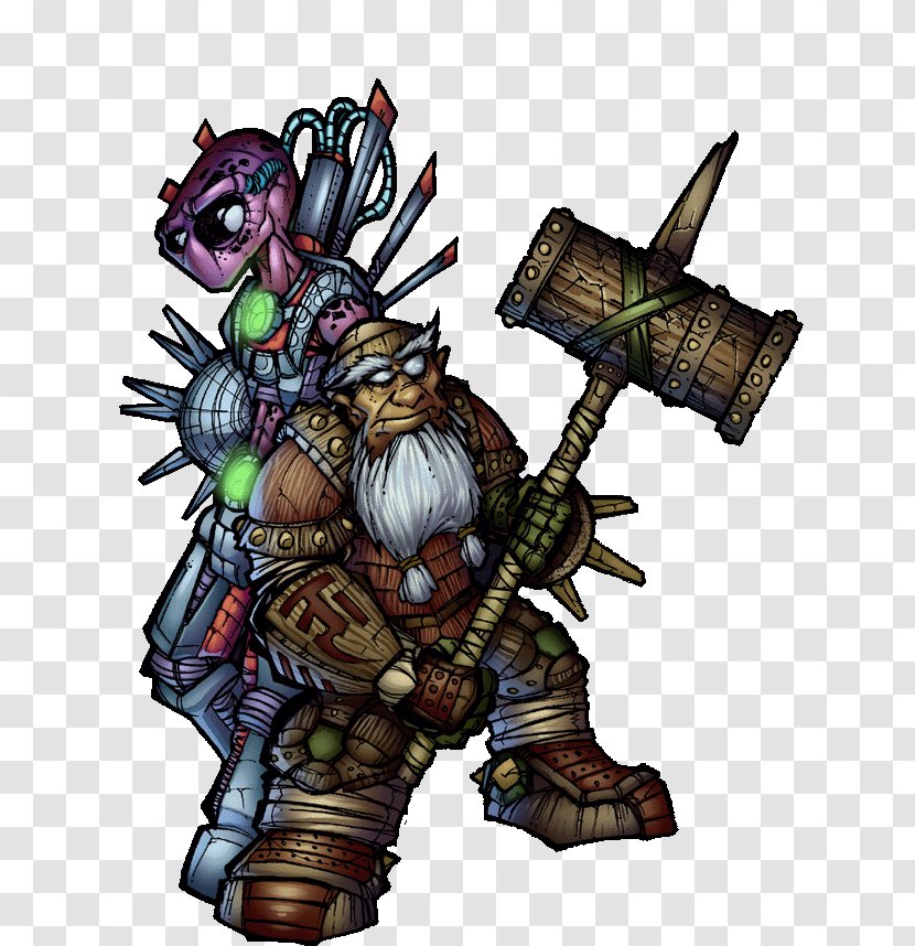 Cartoon Warrior Illustration Mercenary Weapon Transparent PNG