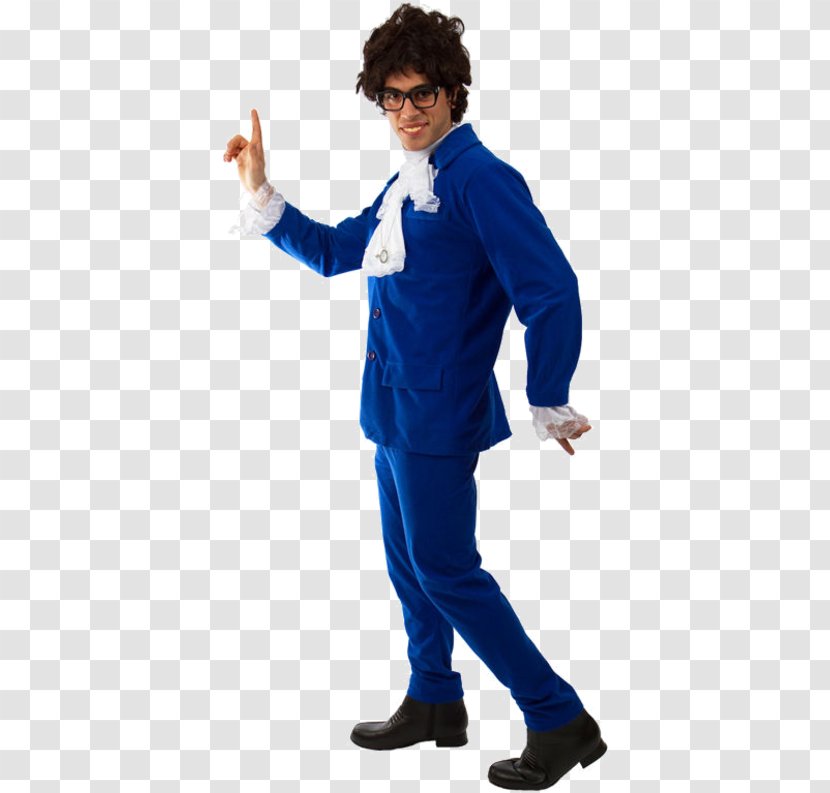 Costume Outerwear Suit - Electric Blue - Austin Powers Transparent PNG