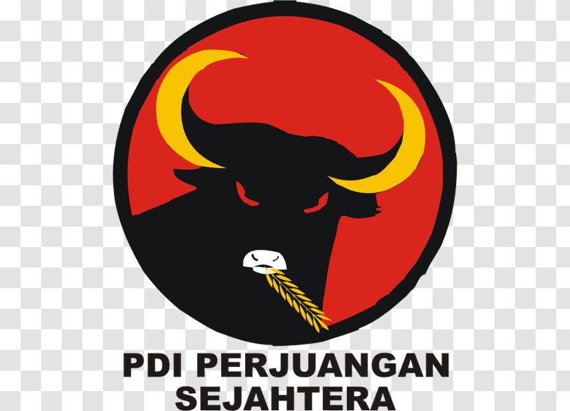 Indonesian Democratic Party Of Struggle Logo Prosperous Justice Political Graphic Design - Yellow - PDI Perjuangan Transparent PNG