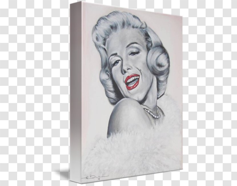 Portrait Painting Drawing Work Of Art - Dance - Marilyn Monroe Transparent PNG