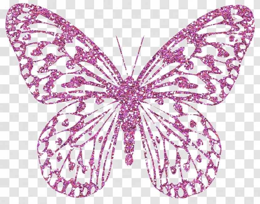 Butterfly Information Clip Art - Layers - Pink Transparent PNG