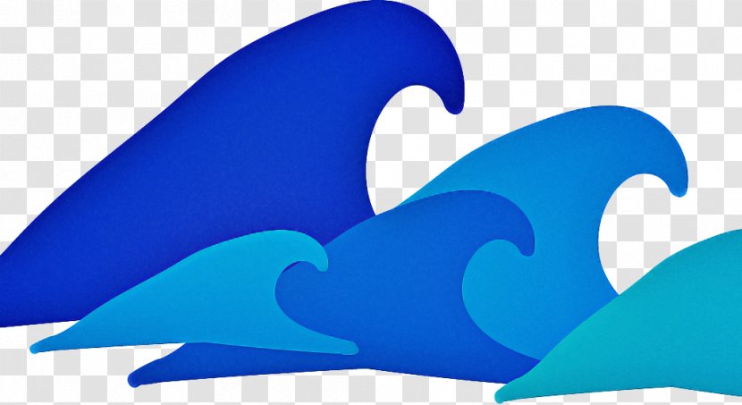Blue Clip Art Fin Azure Cobalt - Marine Mammal - Dolphin Transparent PNG