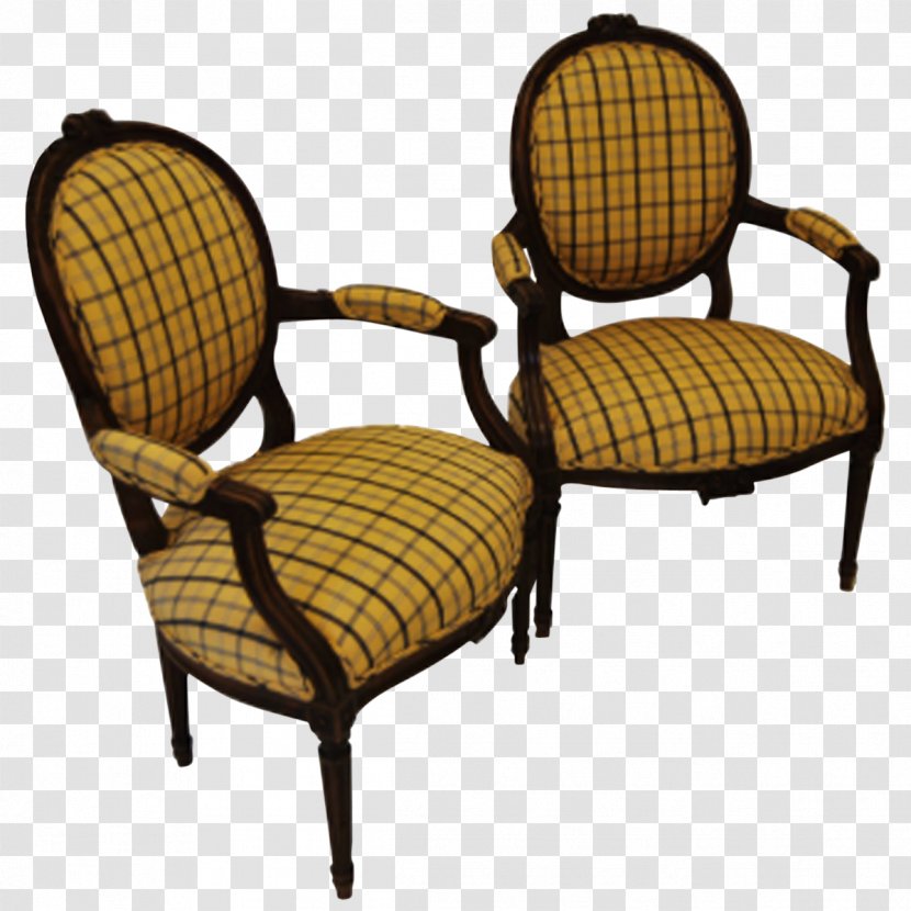 Club Chair Louis XVI Style Rococo Fauteuil - Wicker Transparent PNG