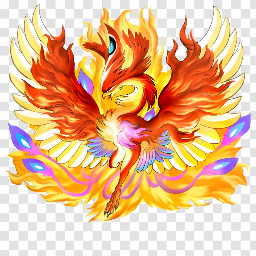Phoenix Clip Art Symbol Legendary Creature Kanji Transparent PNG