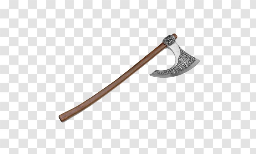 Battle Axe Scandinavia Dane Vikings - Weapon Transparent PNG