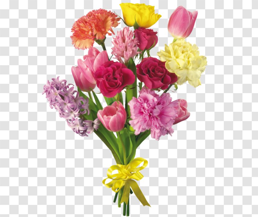 Flower Bouquet Cut Flowers Floristry Floral Design - Magenta Transparent PNG
