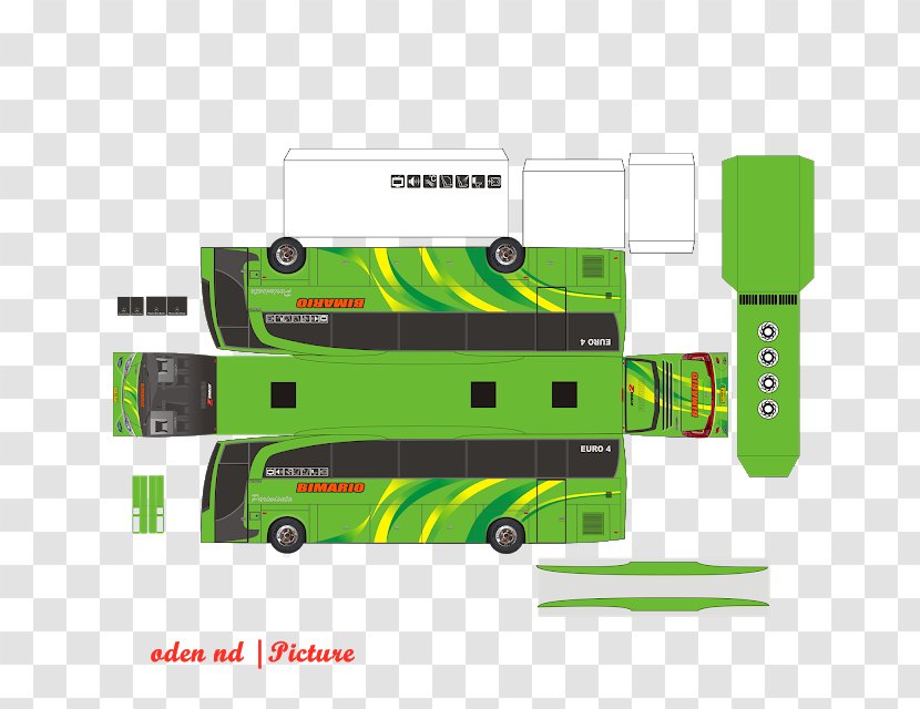 Bus Setra Vehicle Batik KONTAN - Indonesia Transparent PNG