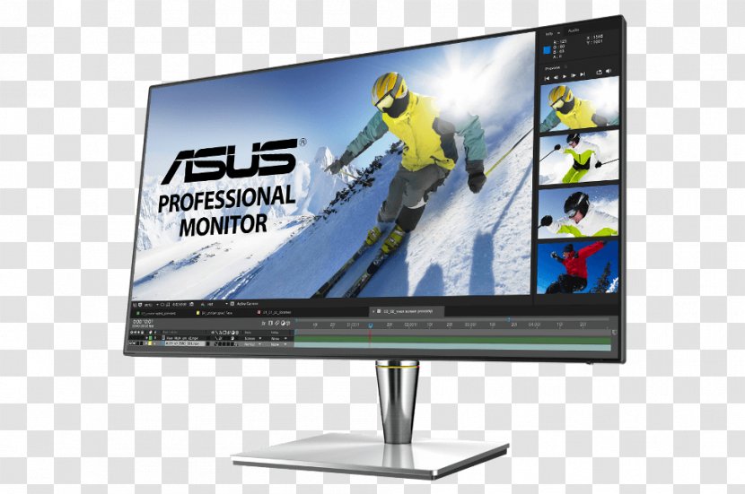 ASUS ProArt 4K HDR Monitor PA32UC Computer Monitors IPS Panel High-dynamic-range Imaging SRGB - Advertising - Displayport Transparent PNG