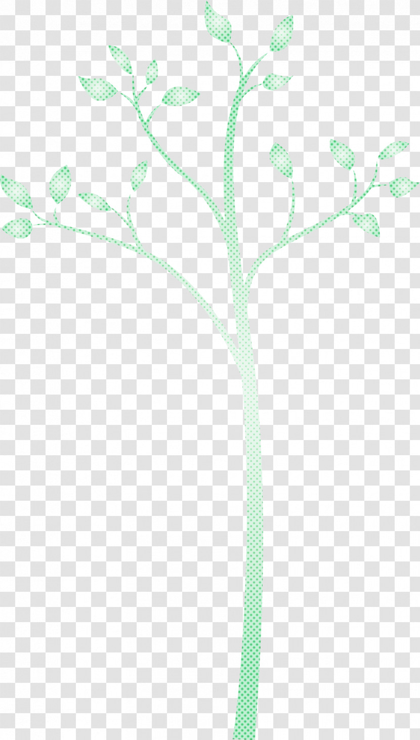 Green Flower Plant Leaf Plant Stem Transparent PNG