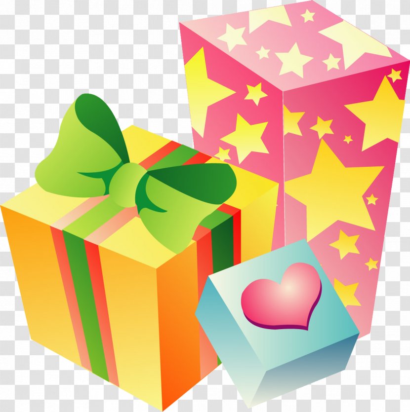 Paper Gift Box Illustration - Christmas Transparent PNG