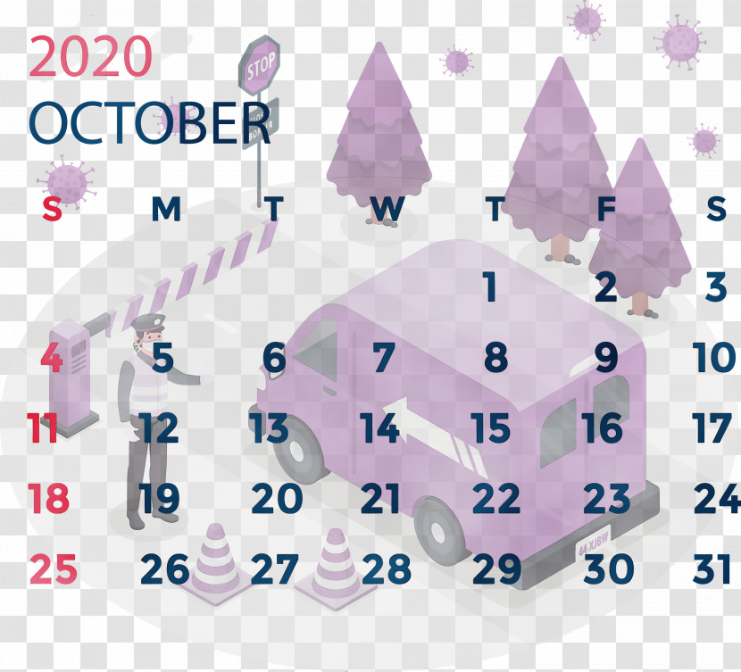 Pink M Line Font Point Calendar System Transparent PNG