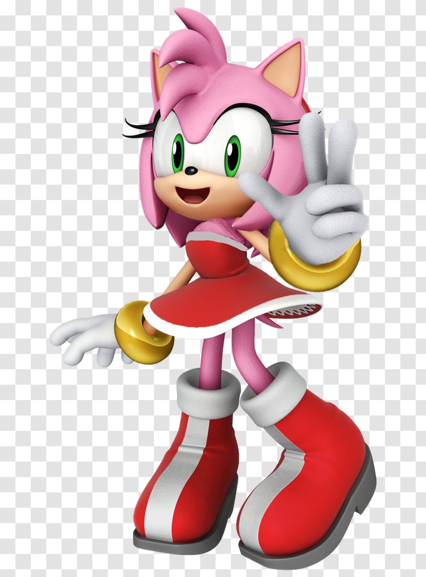 Sonic & Sega All-Stars Racing Amy Rose Transformed Heroes Chaos - The Hedgehog - Inflation Transparent PNG