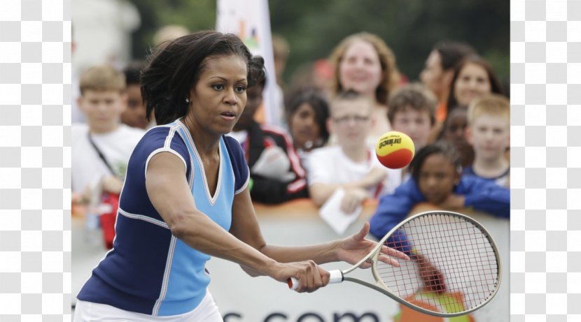 Rackets Sport First Lady Of The United States Leisure - Tennis - Michelle Obama Transparent PNG