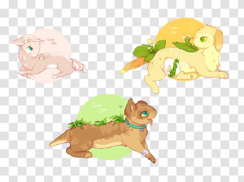 Cat Rodent Illustration Dog Canidae - Like Mammal - Lovely Grass Transparent PNG