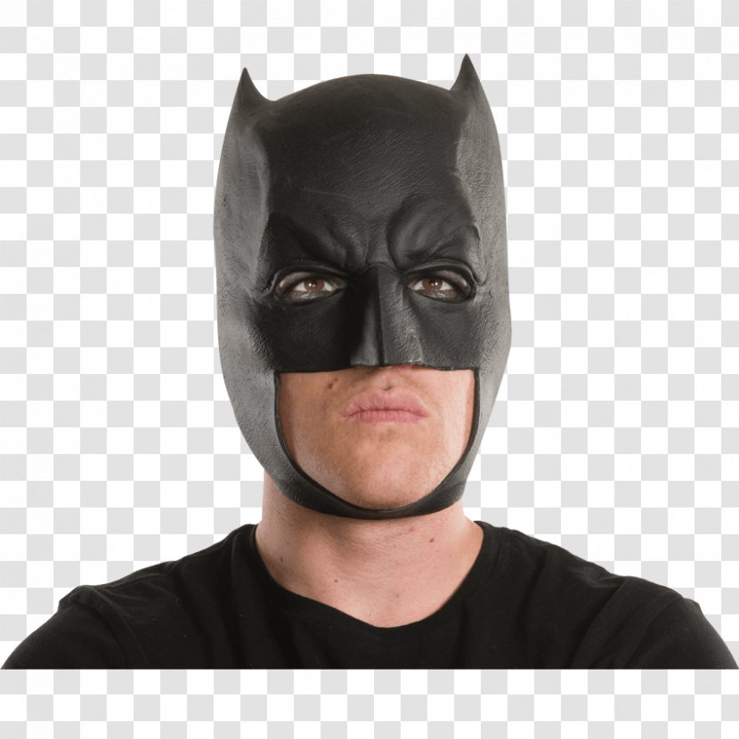 Batman Latex Mask Costume Superhero - Headgear Transparent PNG