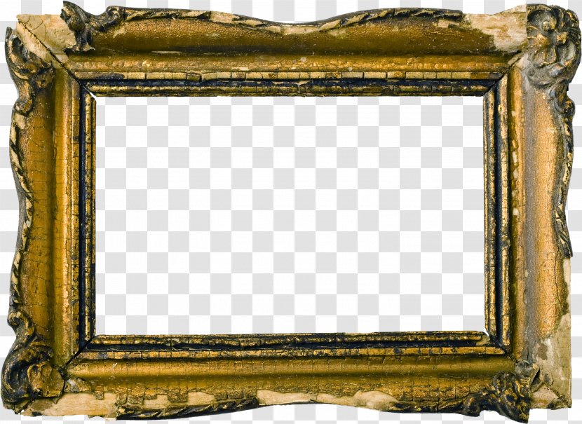Picture Frames Photography - Stock - Gold Pattern Frame Transparent PNG