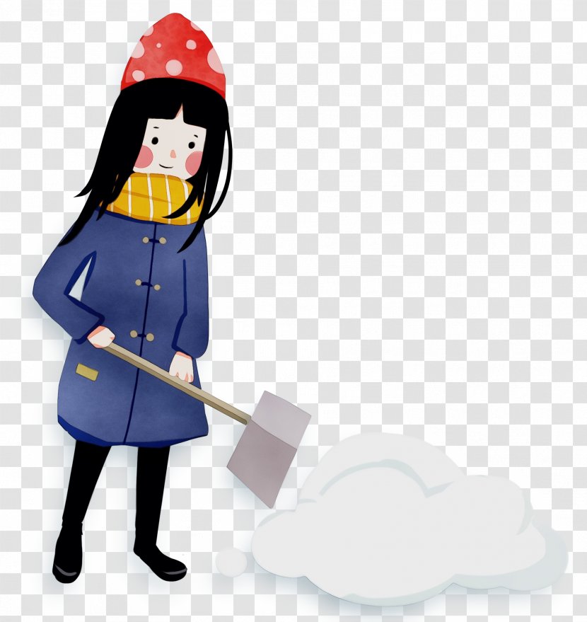 Cartoon Charwoman Transparent PNG