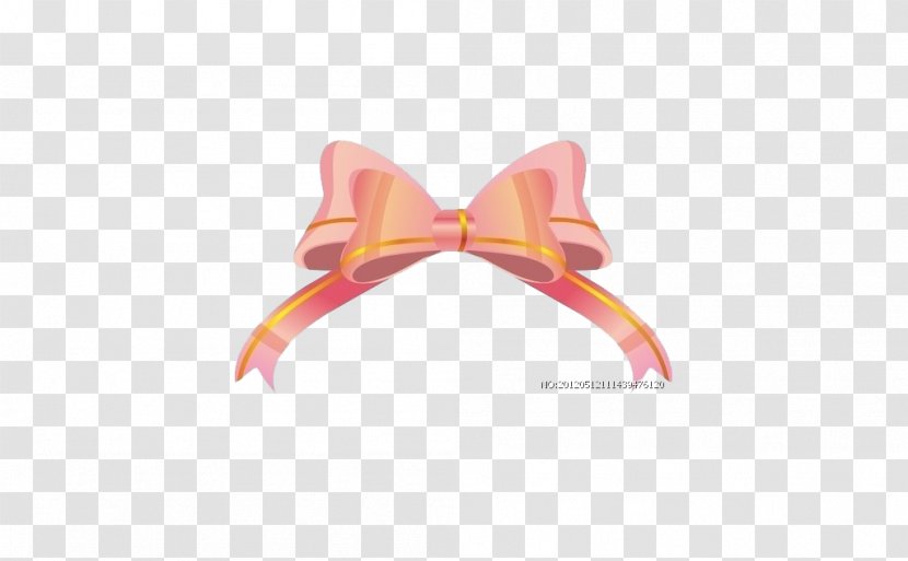 Shoelace Knot Bow Tie Butterfly Ribbon - Text Transparent PNG