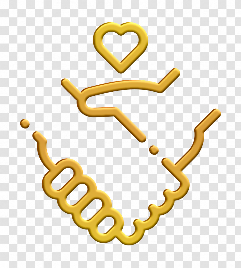 Handshake Icon Love Icon Hippies Icon Transparent PNG