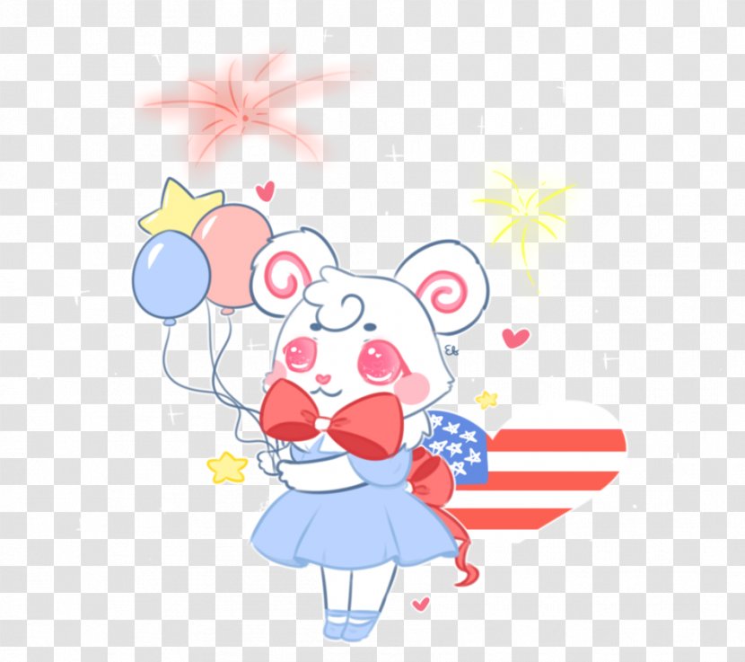 Vertebrate Nose Balloon Clip Art - Watercolor - Happy 4th Of July Transparent PNG