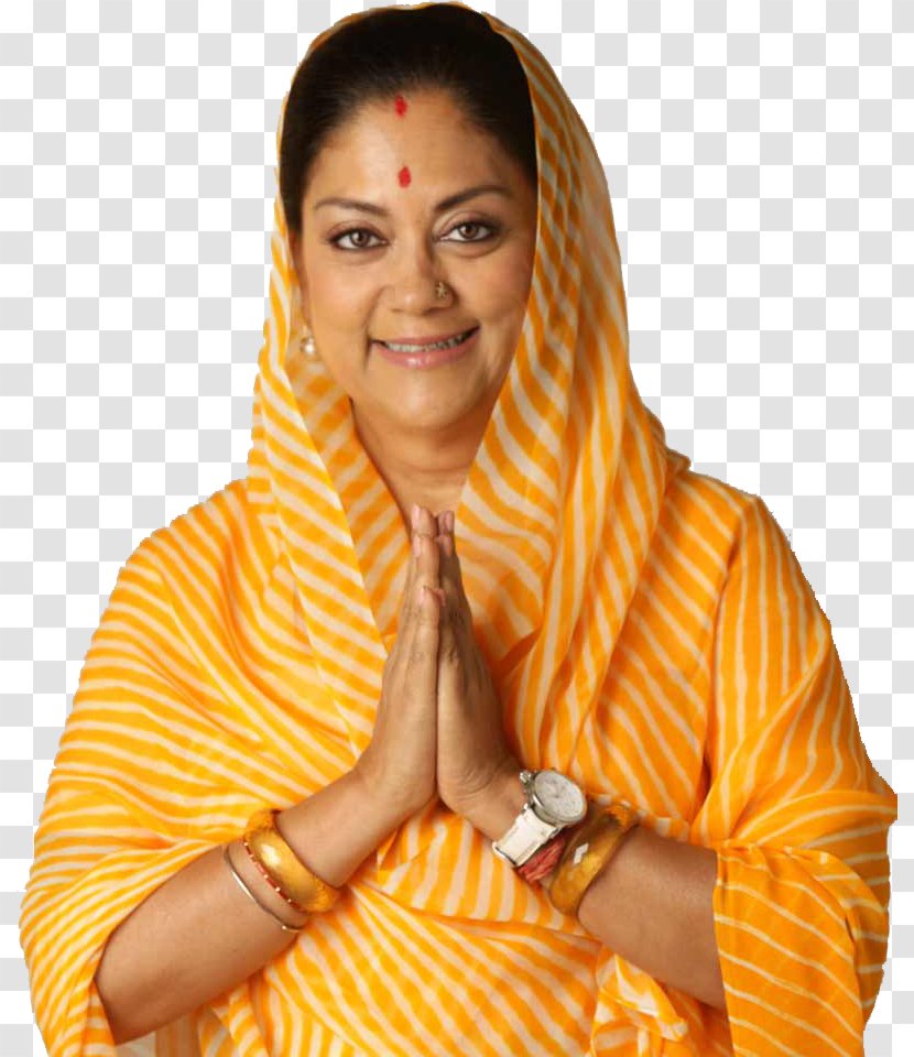 Vasundhara Raje Chief Minister Of Rajasthan - Female Transparent PNG