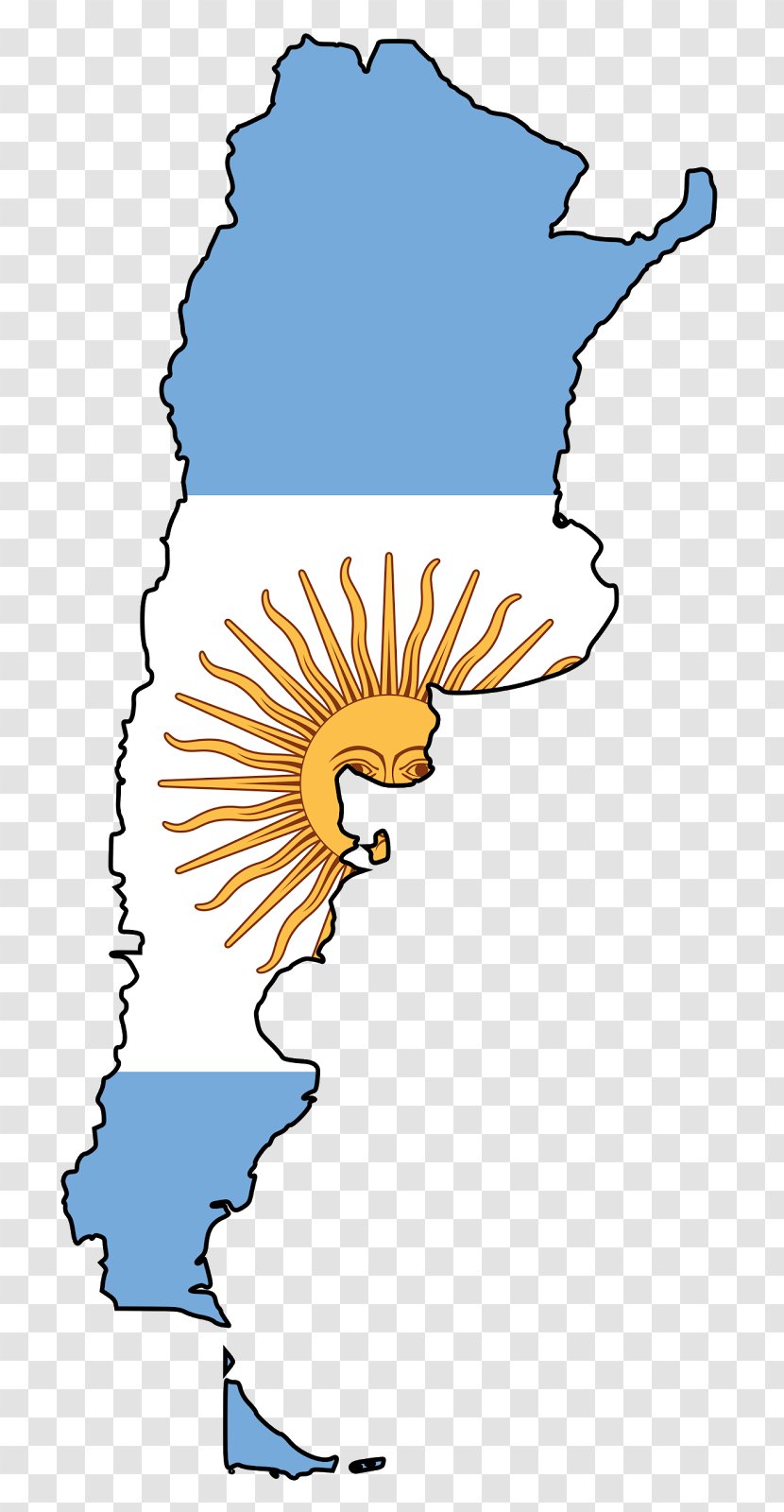 Flag Of Argentina Map Scotland Transparent PNG