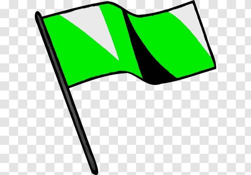 Flag Cartoon - Green - International Maritime Signal Flags Transparent PNG
