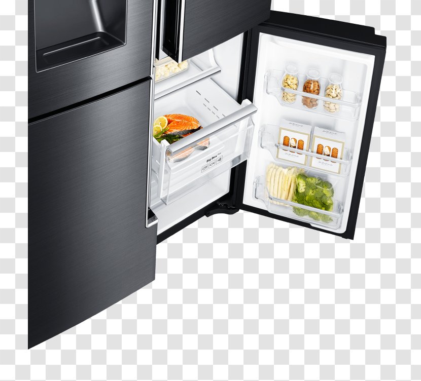 Refrigerator Samsung Kitchen Stainless Steel Freezers - Energy Star Transparent PNG