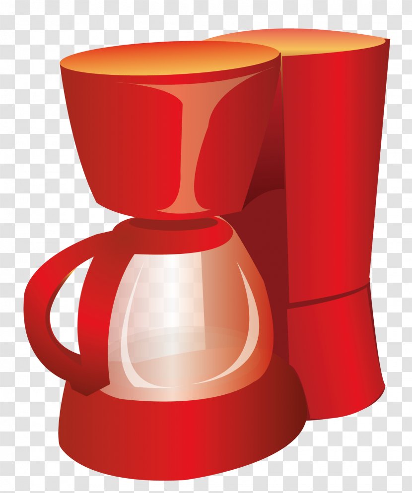 Juicer Measuring Cup Home Appliance - Furniture - Red Cups Transparent PNG