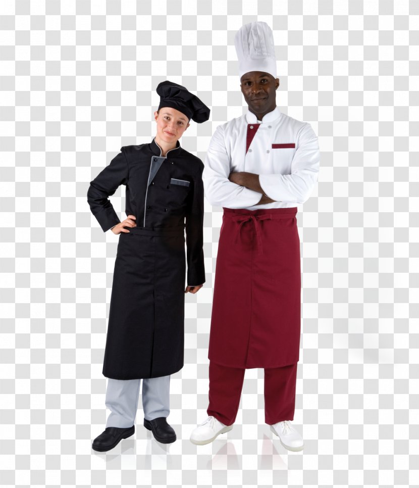 Chef's Uniform Cooking - Chef - Ppe Apron Transparent PNG