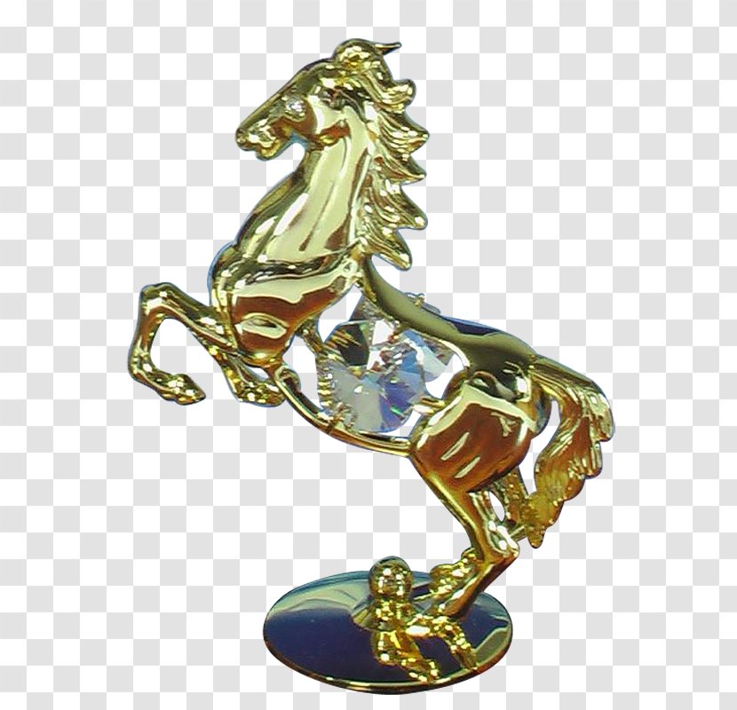 Figurine Horse Swarovski AG Certificate Of Authenticity Crystal - Brass Transparent PNG