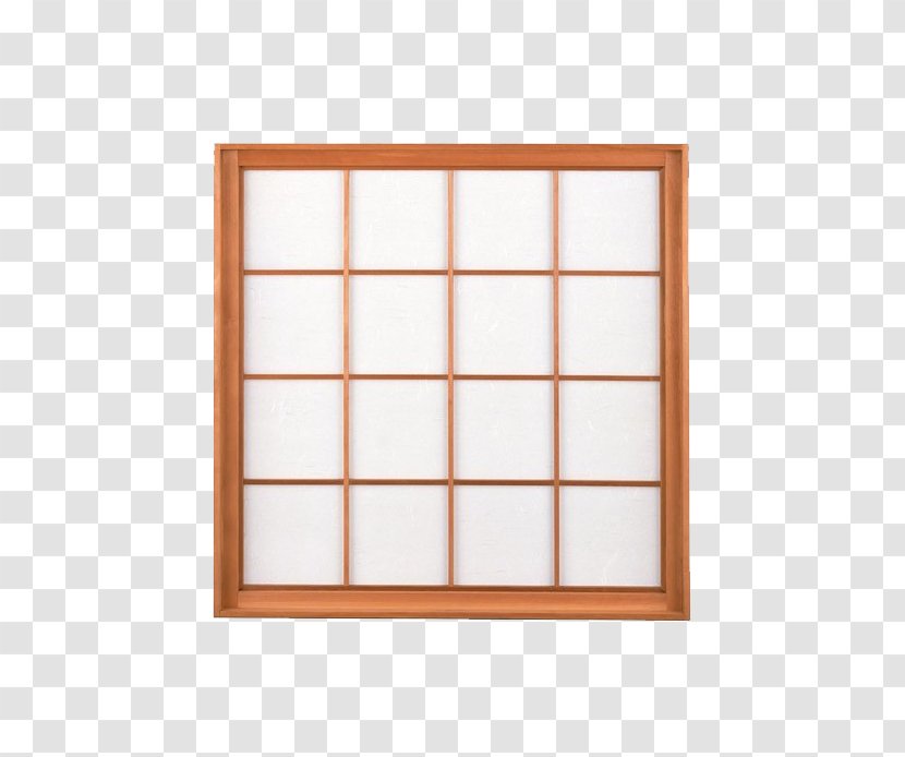 Window Picture Frame Paper Door - Glass - Orange White Windows Transparent PNG