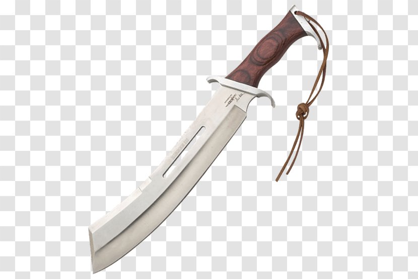 Bowie Knife Machete Blade Hunting & Survival Knives - Bolo Transparent PNG