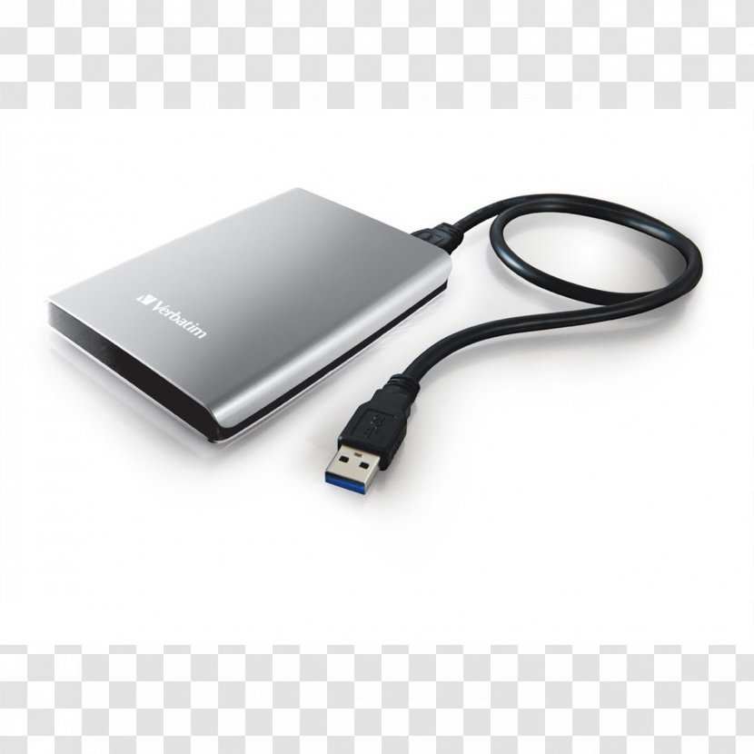 Hard Drives External Storage USB 3.0 Laptop Terabyte - Verbatim Corporation Transparent PNG