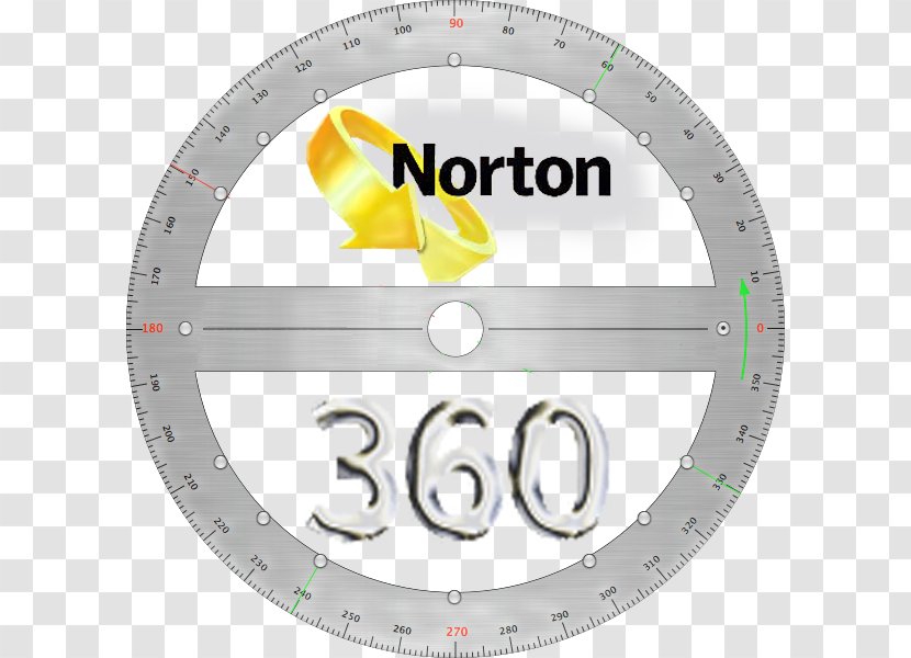 Brand Norton 360 Clock - Yellow Transparent PNG