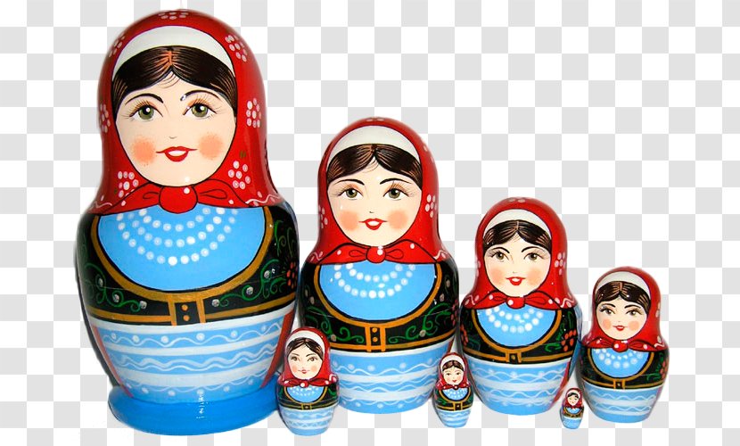 Matryoshka Doll Toy Русские игрушки - Heart Transparent PNG