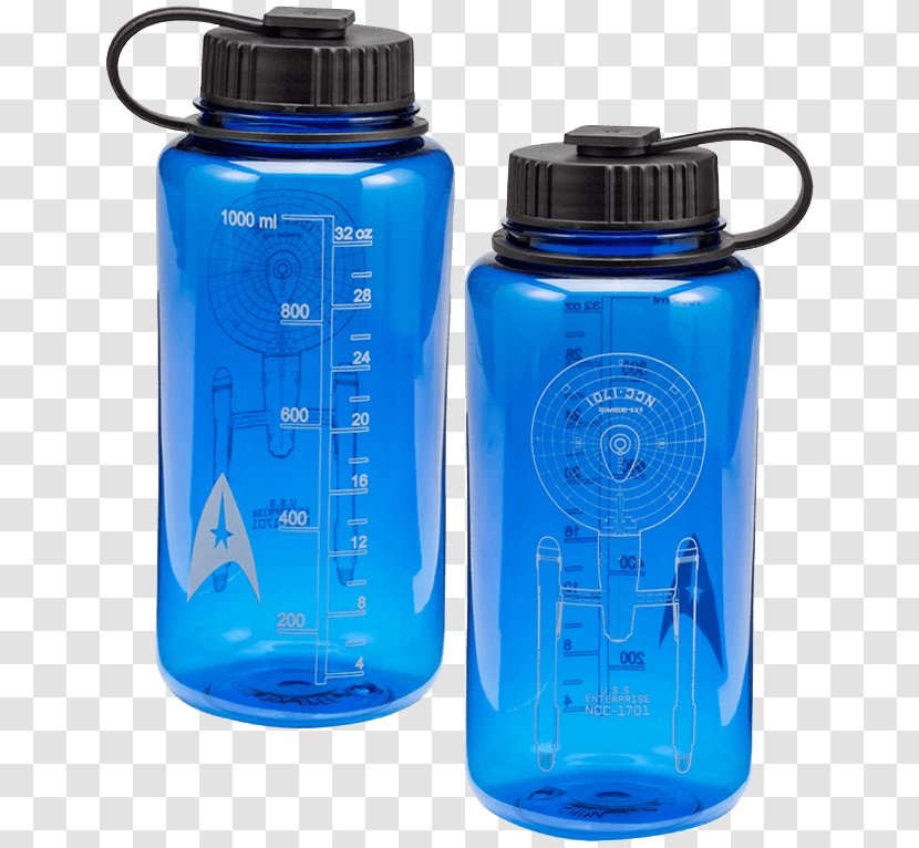 Water Bottles James T. Kirk Hikaru Sulu Star Trek - William Shatner - Big Bottle Transparent PNG